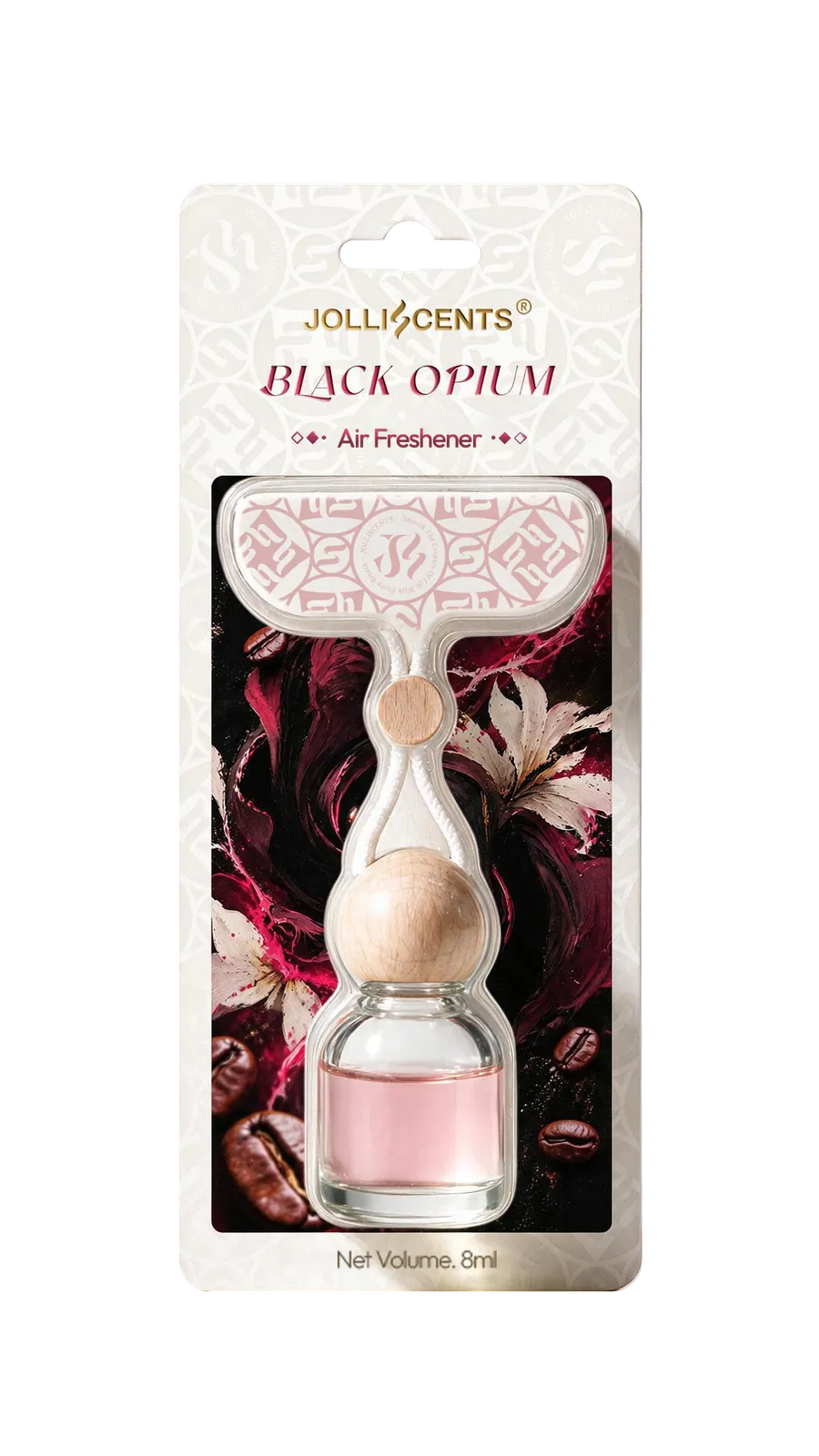 Black Opium car fragrance bottle