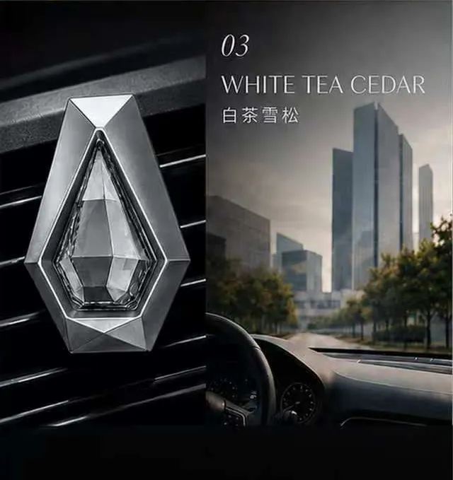 White Tea Cedar diamond membrane fragrance